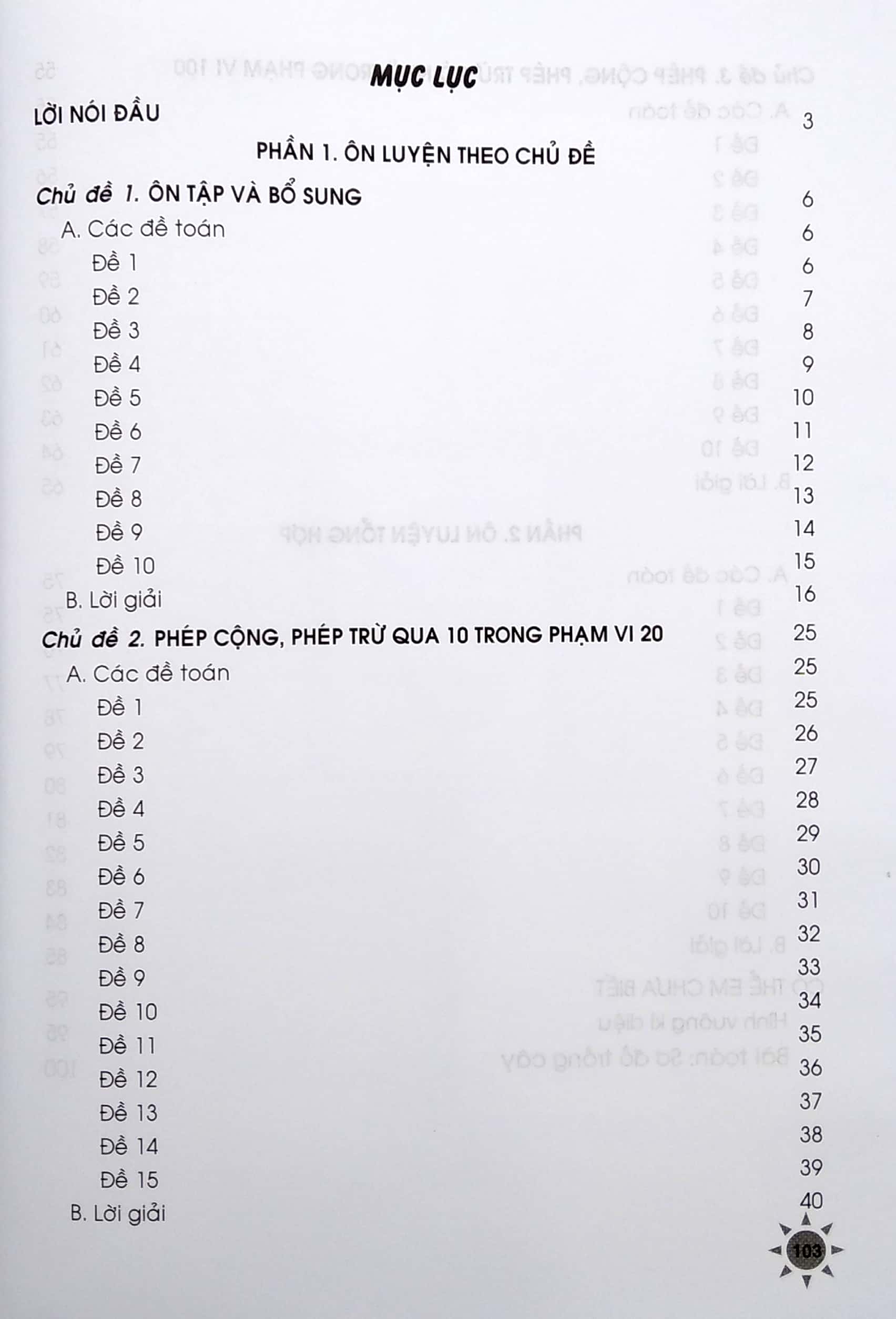 bộ ôn tập - kiểm tra nâng cao và phát triển năng lực toán 2 - tập 1 (biên soạn theo chương trình sách giáo khoa mới)