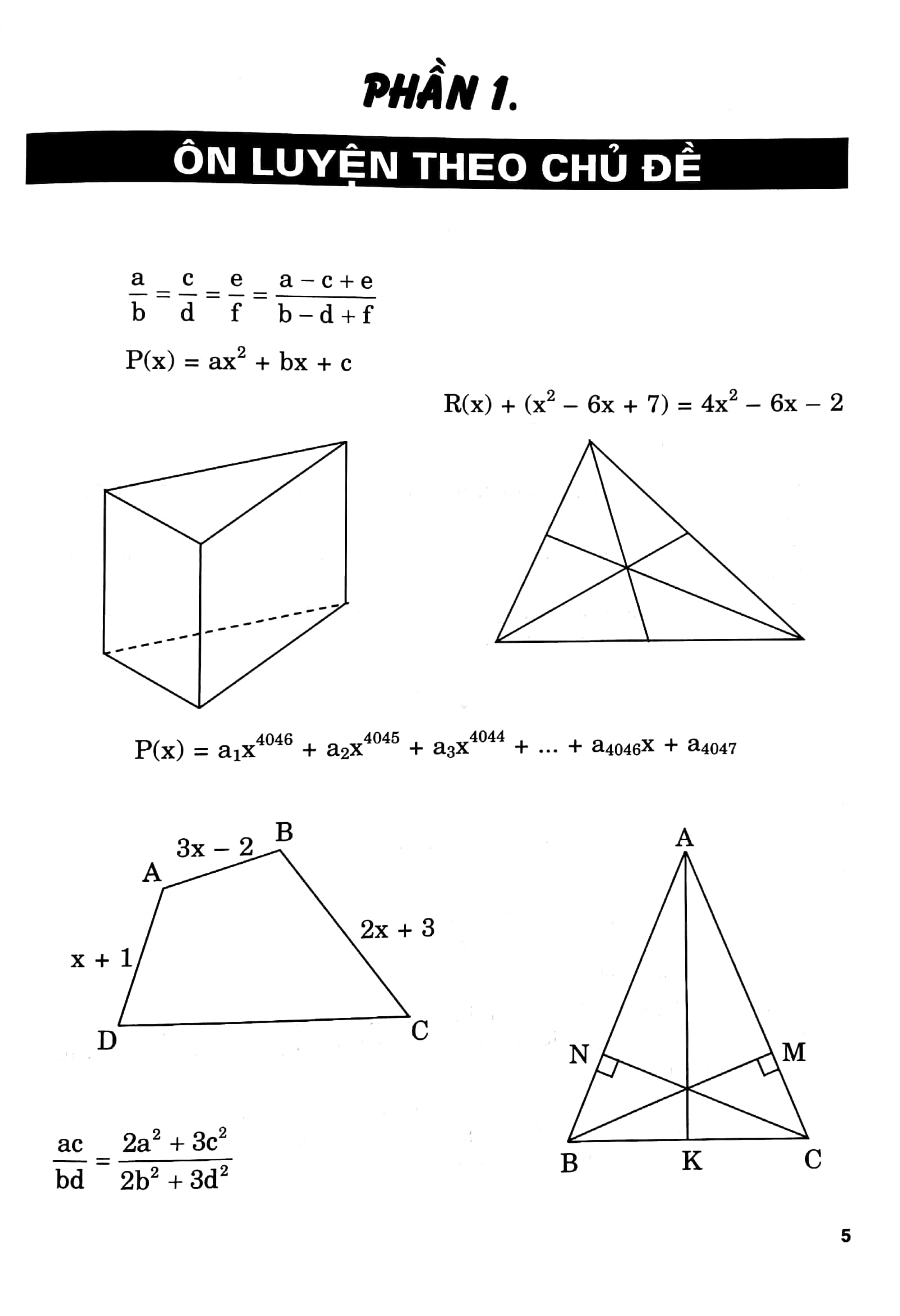 bộ ôn tập - kiểm tra nâng cao và phát triển năng lực toán 7 - tập 2