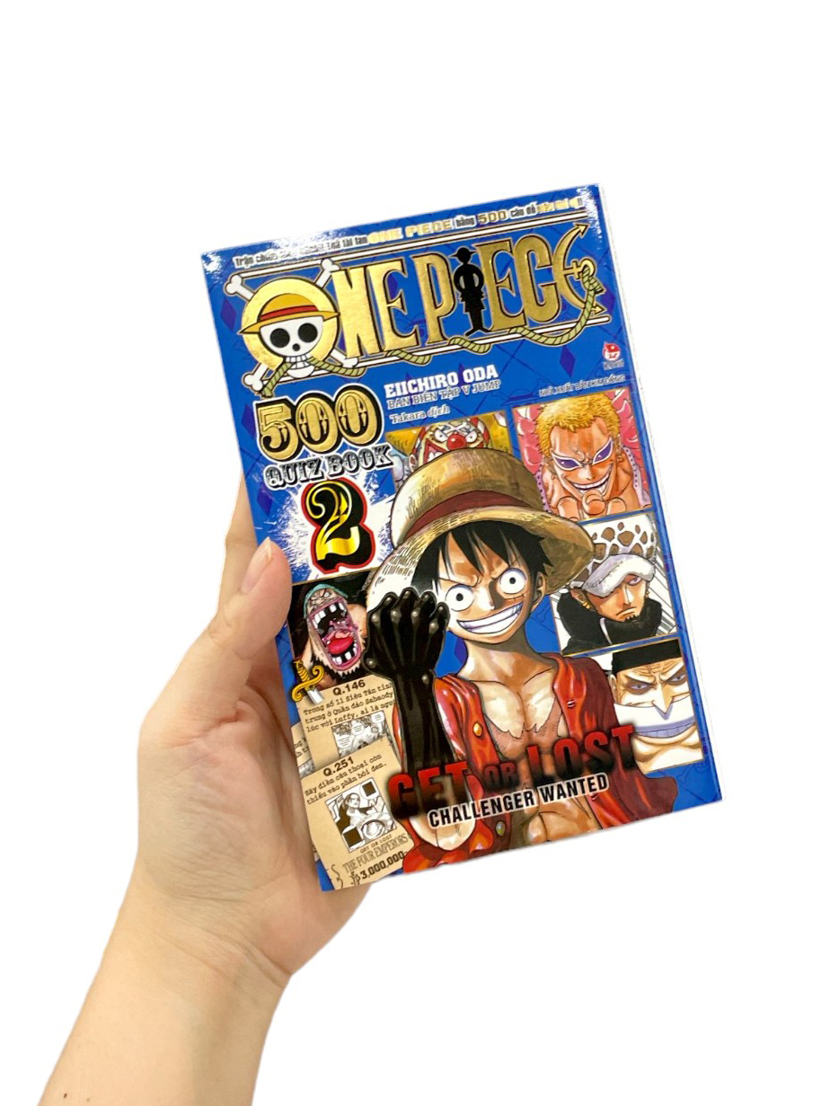 bộ one piece - 500 quiz book - get or lost challenge wanted - tập 2