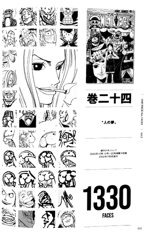 bộ one piece all faces 2 - 25th anniversaries (japanese edition)