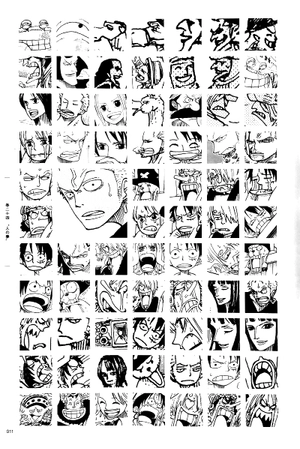bộ one piece all faces 2 - 25th anniversaries (japanese edition)