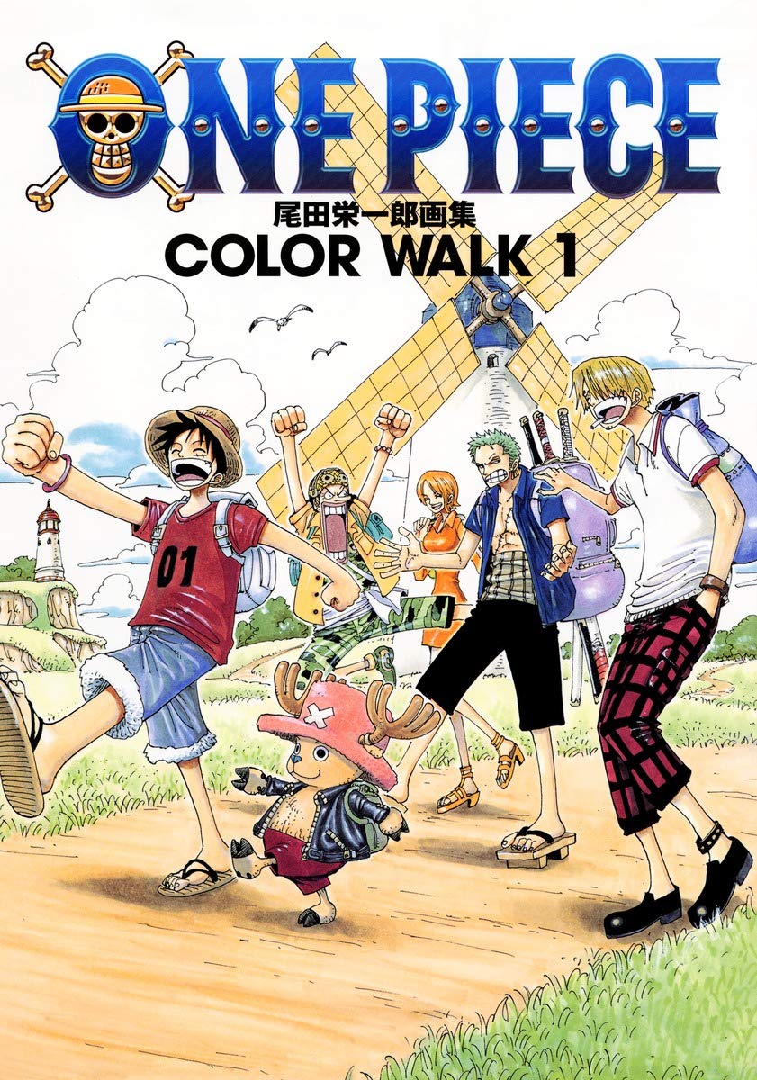 bộ one piece colorwalk vol. 1 illustration collection art book