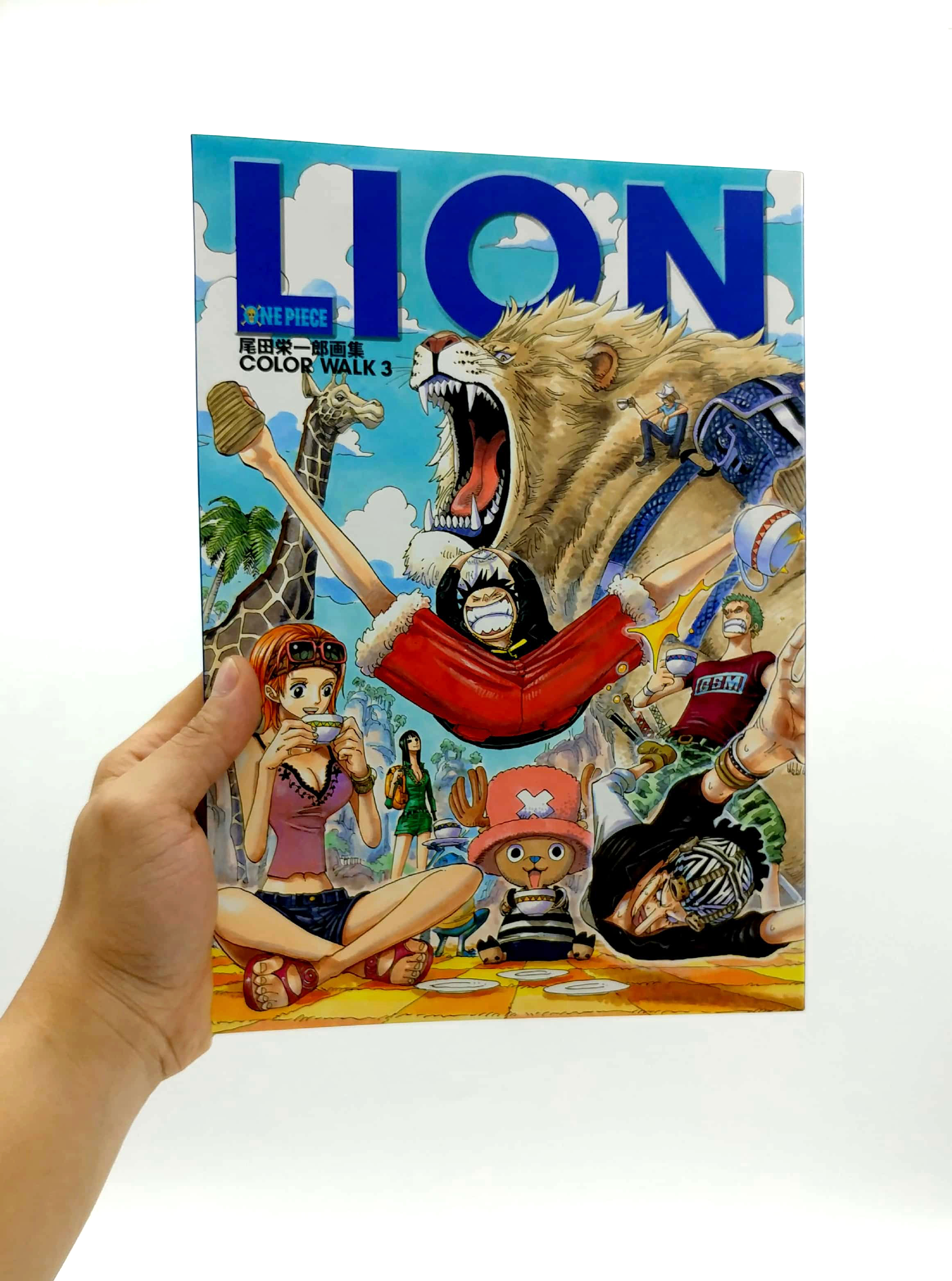 bộ one piece colorwalk vol. 3: lion illustration collection art book