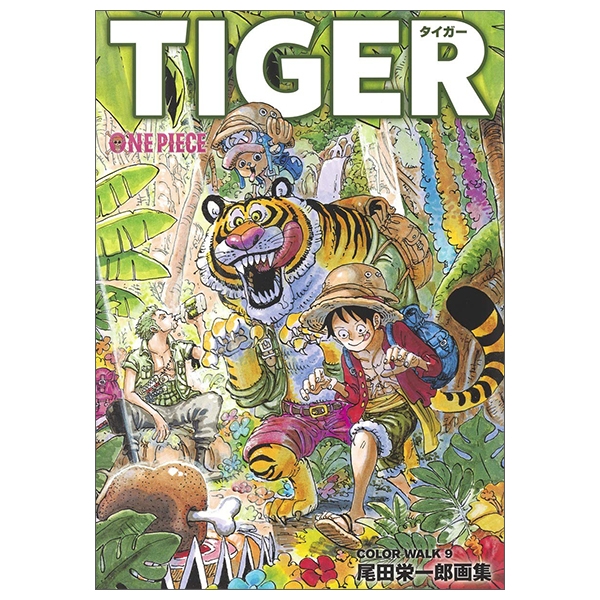 bộ one piece colorwalk vol. 9: tiger illustration collection art book