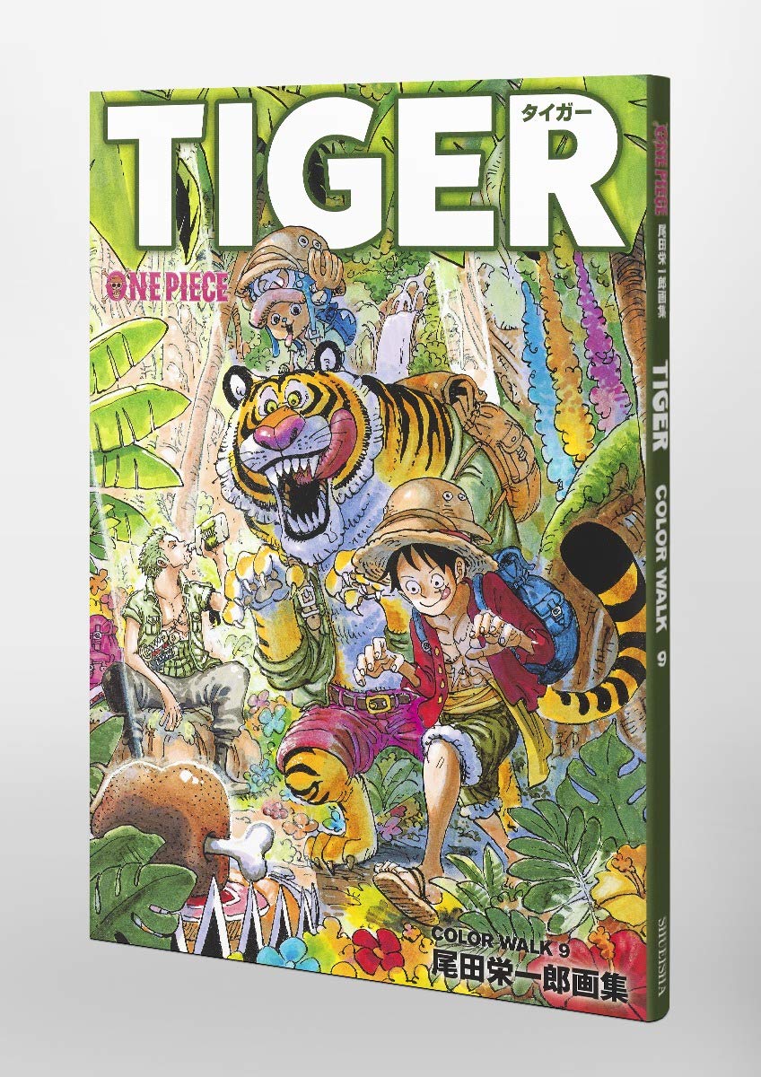 bộ one piece colorwalk vol. 9: tiger illustration collection art book