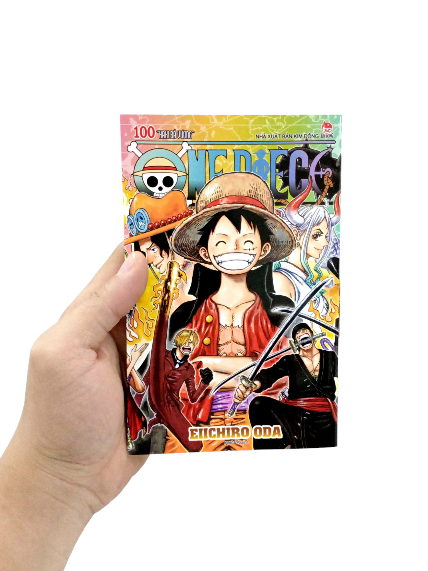 bộ one piece - tập 100 - haki bá vương - bản bìa áo