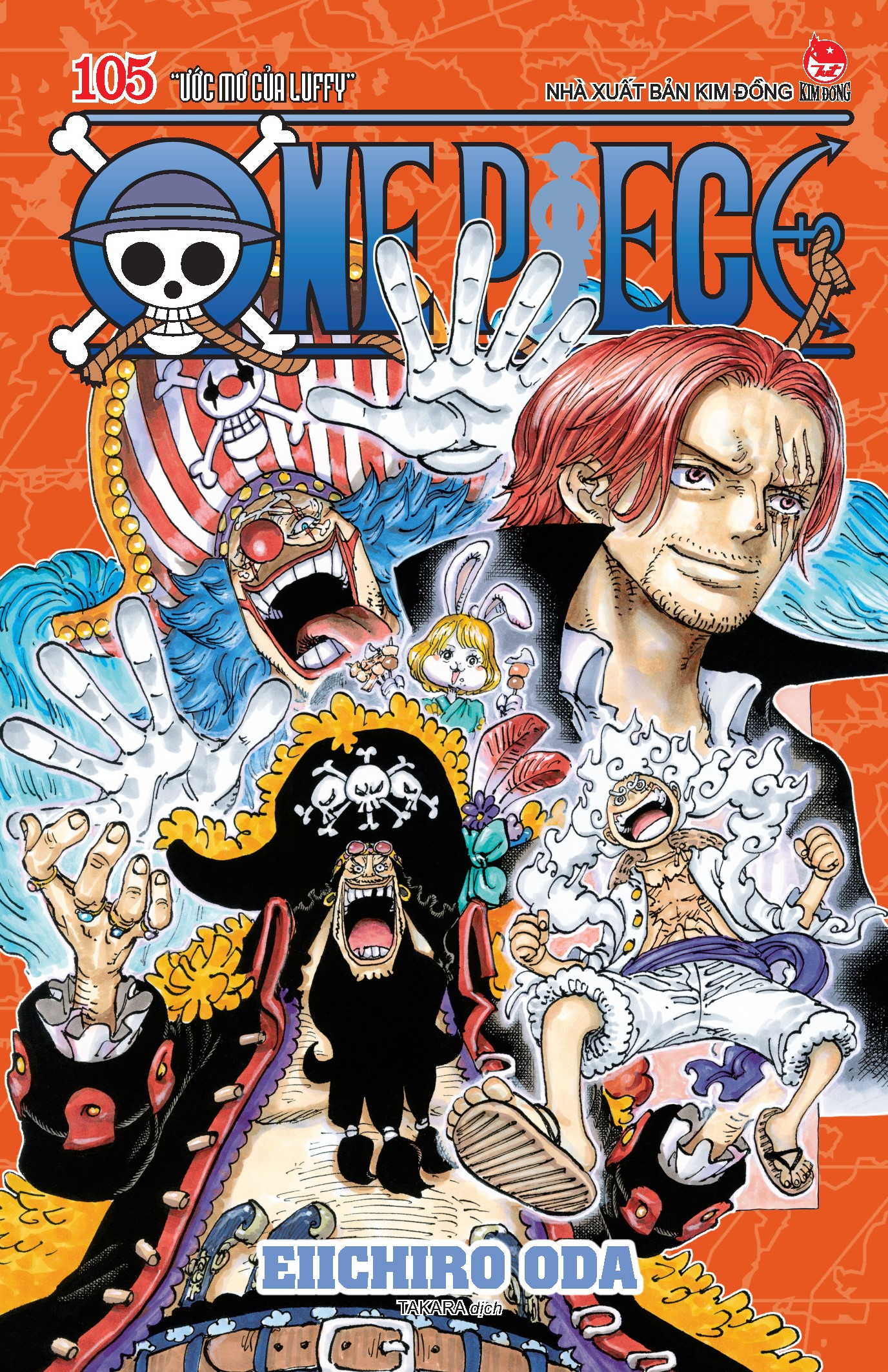 Bo
						
										
										One Piece - Tap 105 - “Giac Mo Cua Luffy” - Ban Bia Ao (Tai Ban 2025)