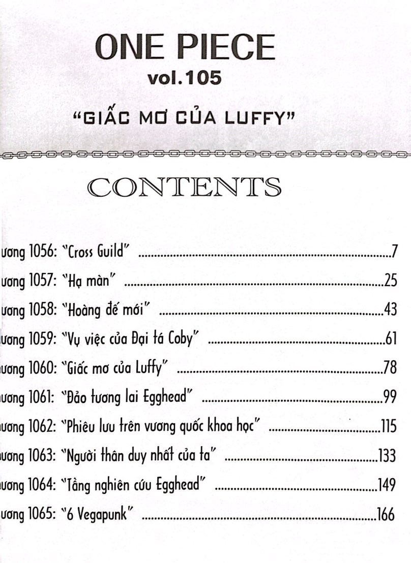 Bo
						
										
										One Piece - Tap 105 - “Giac Mo Cua Luffy” - Ban Bia Ao (Tai Ban 2025)