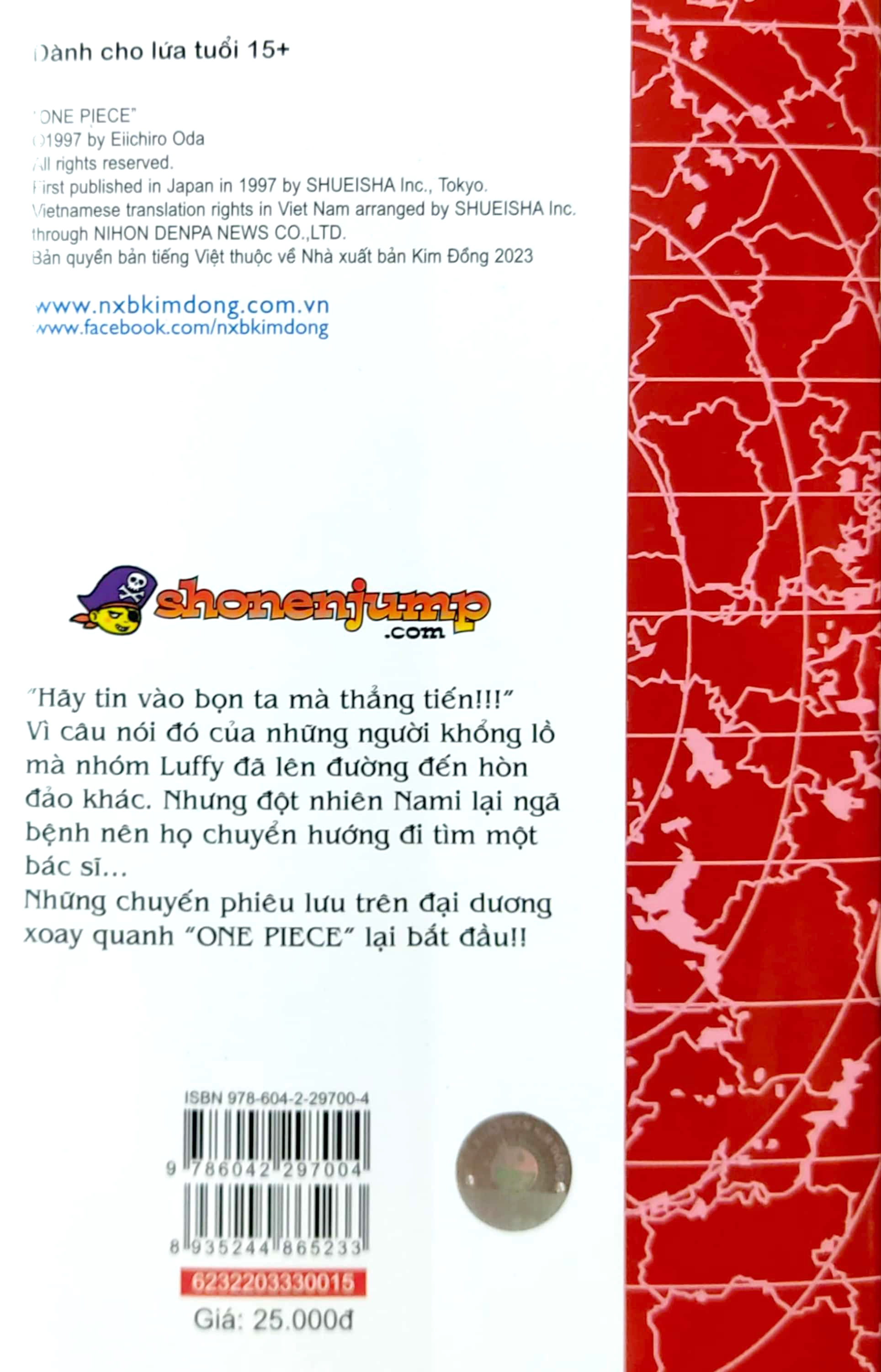 Bo
						
										
										One Piece - Tap 15 - Thang Tien - Ban Bia Ao (Tai Ban 2022)