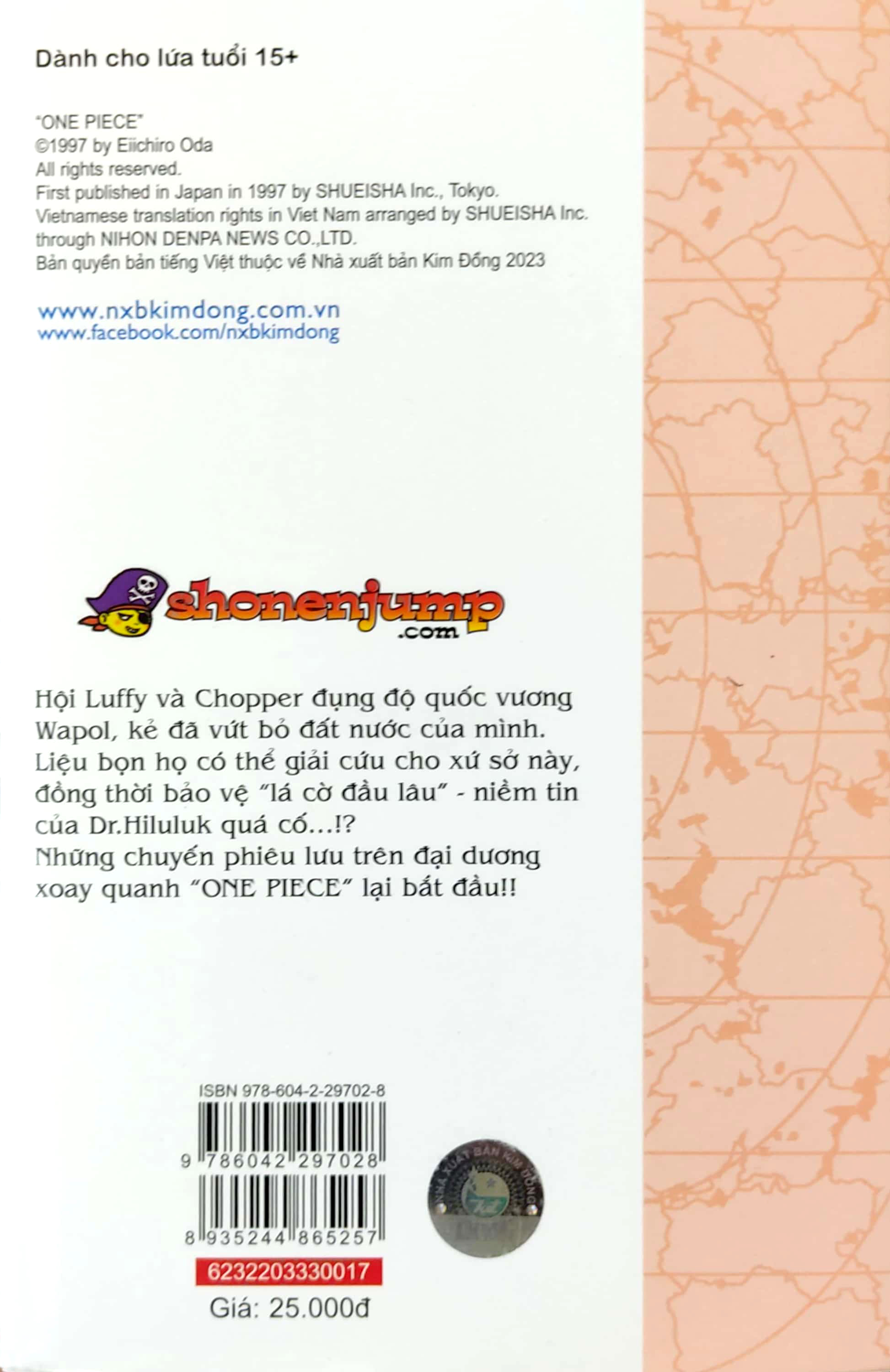 Bo
						
										
										One Piece - Tap 17 - Hoa Anh Dao Cua Hiluluk - Ban Bia Ao (Tai Ban 2022)