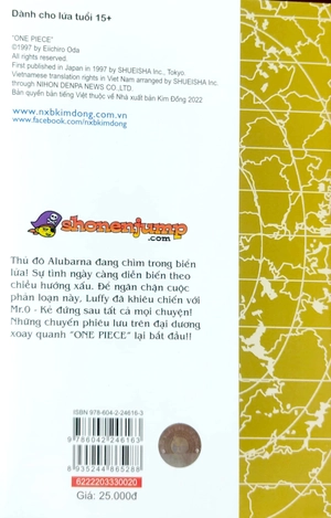bộ one piece - tập 20 - quyết chiến ở alubarna (tái bản 2022)