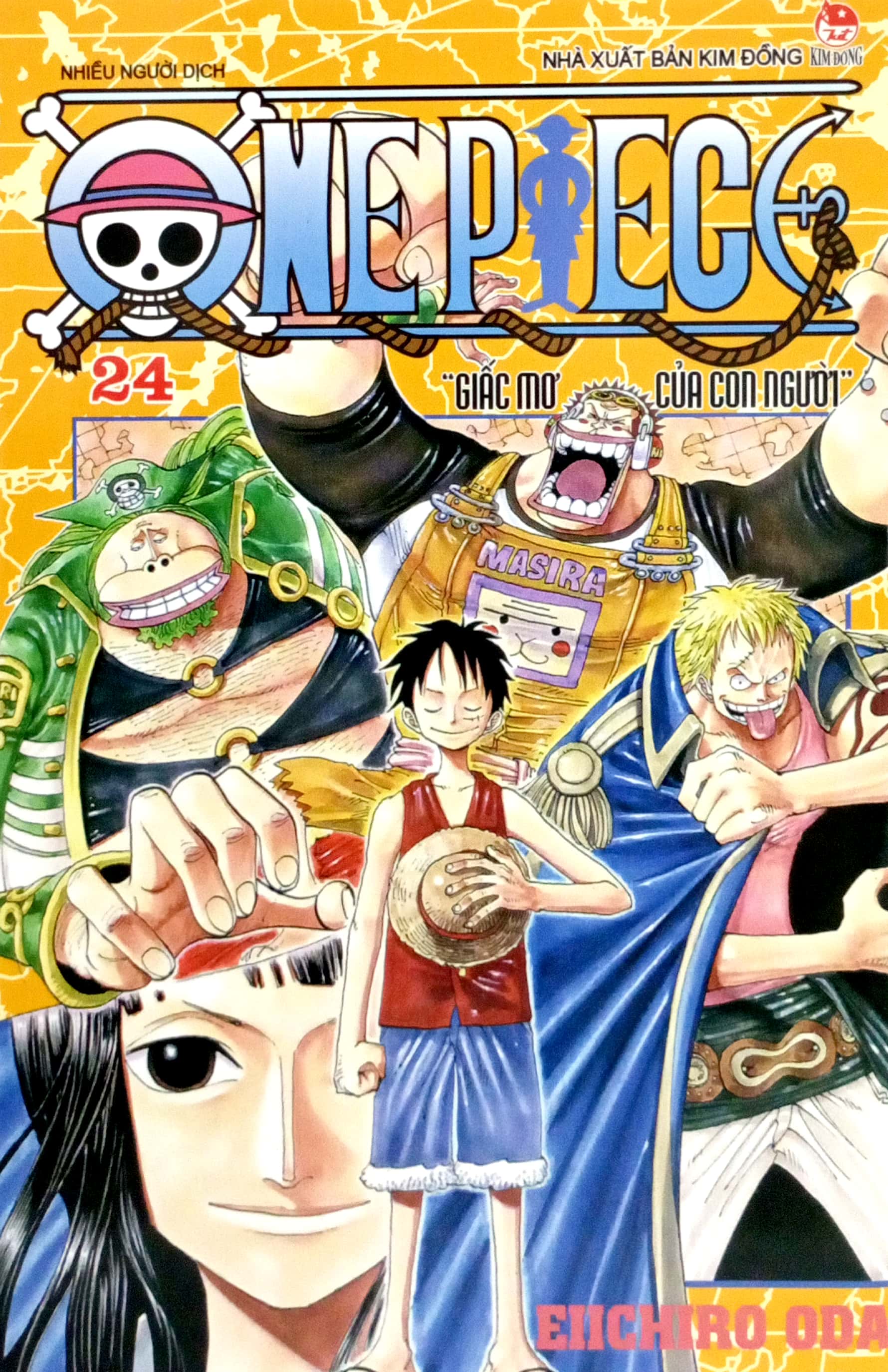 bộ one piece - tập 24 - giấc mơ của con người (tái bản 2022)