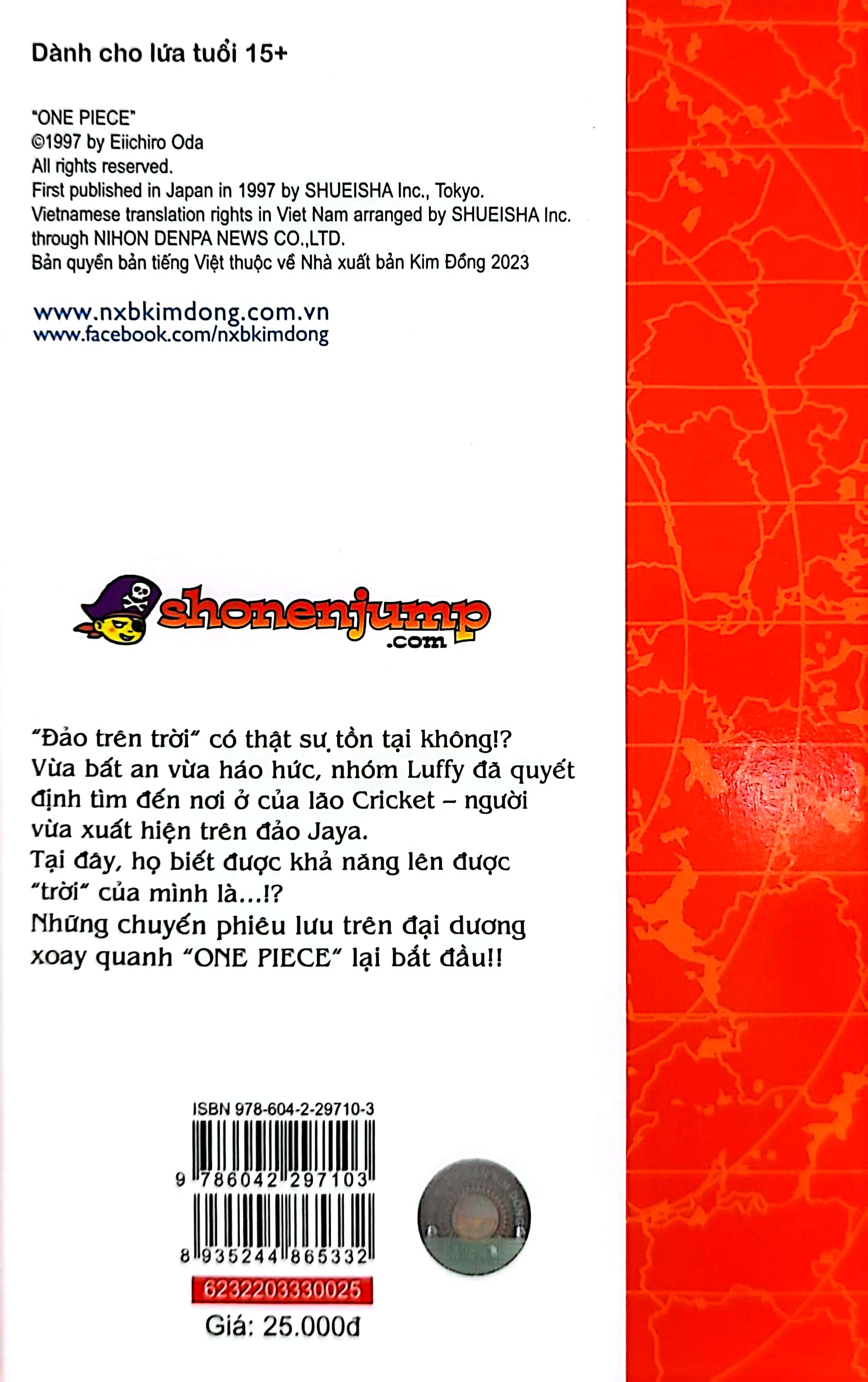 Bo
						
										
										One Piece - Tap 25 - Nguoi Dan Ong Tri Gia Mot Tram Trieu - Ban Bia Ao (Tai Ban 2022)