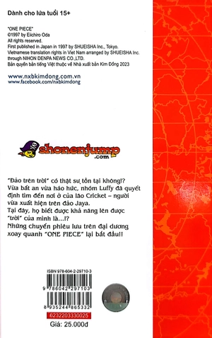 bộ one piece - tập 25 - người đàn ông trị giá một trăm triệu (tái bản 2022)
