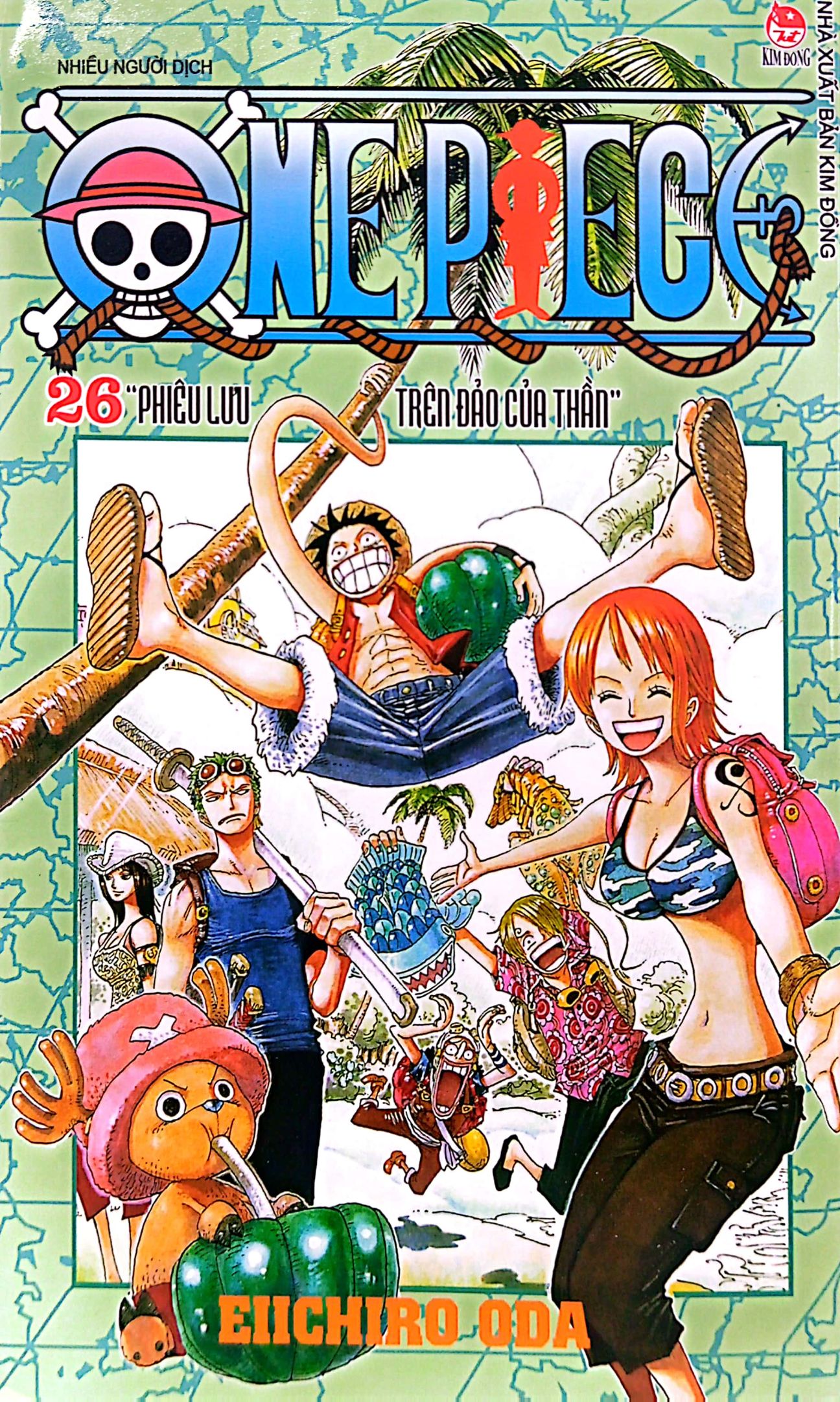 Bo
						
										
										One Piece - Tap 26 - Phieu Luu Tren Dao Cua Than - Ban Bia Ao (Tai Ban 2022)