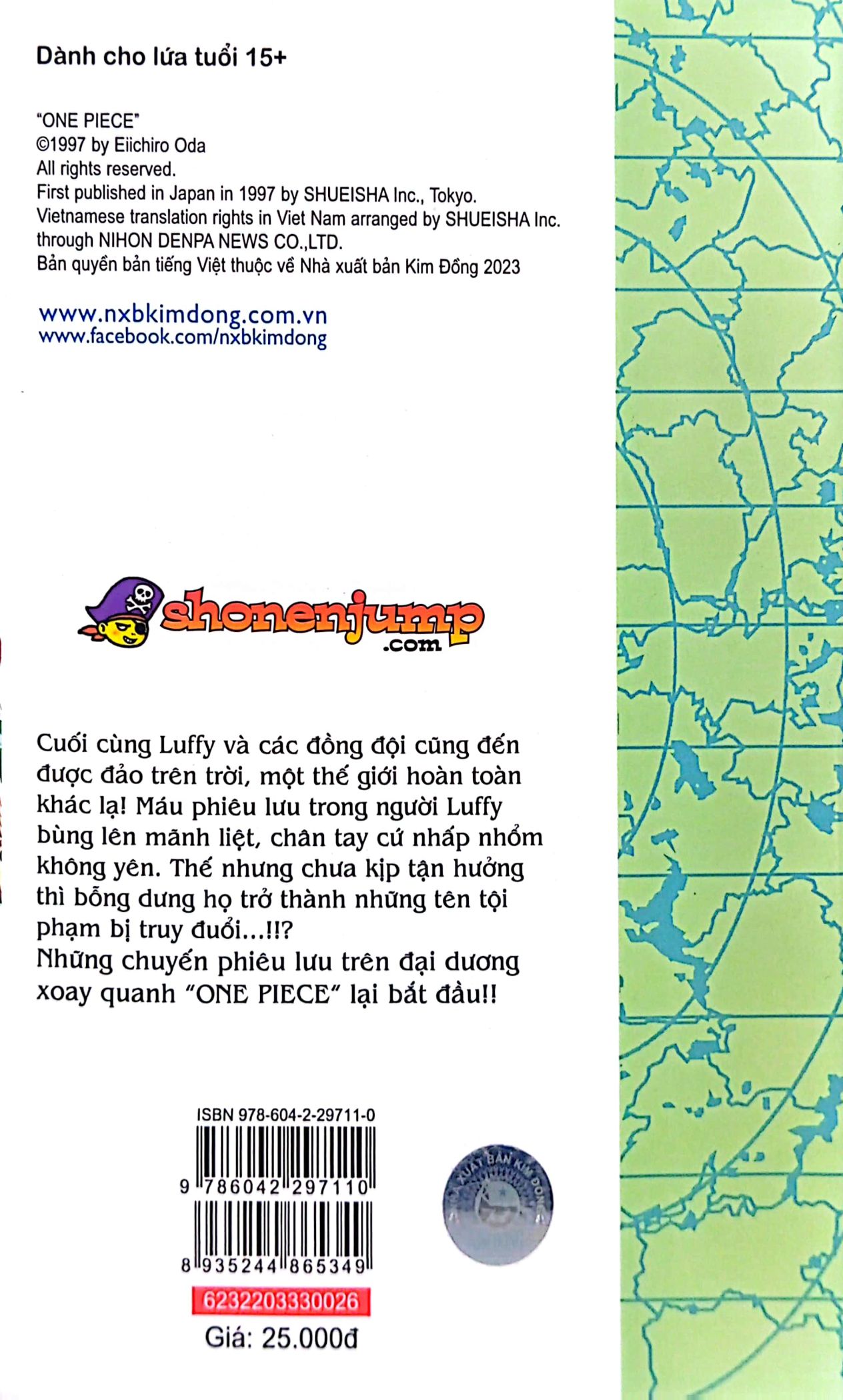 Bo
						
										
										One Piece - Tap 26 - Phieu Luu Tren Dao Cua Than - Ban Bia Ao (Tai Ban 2022)