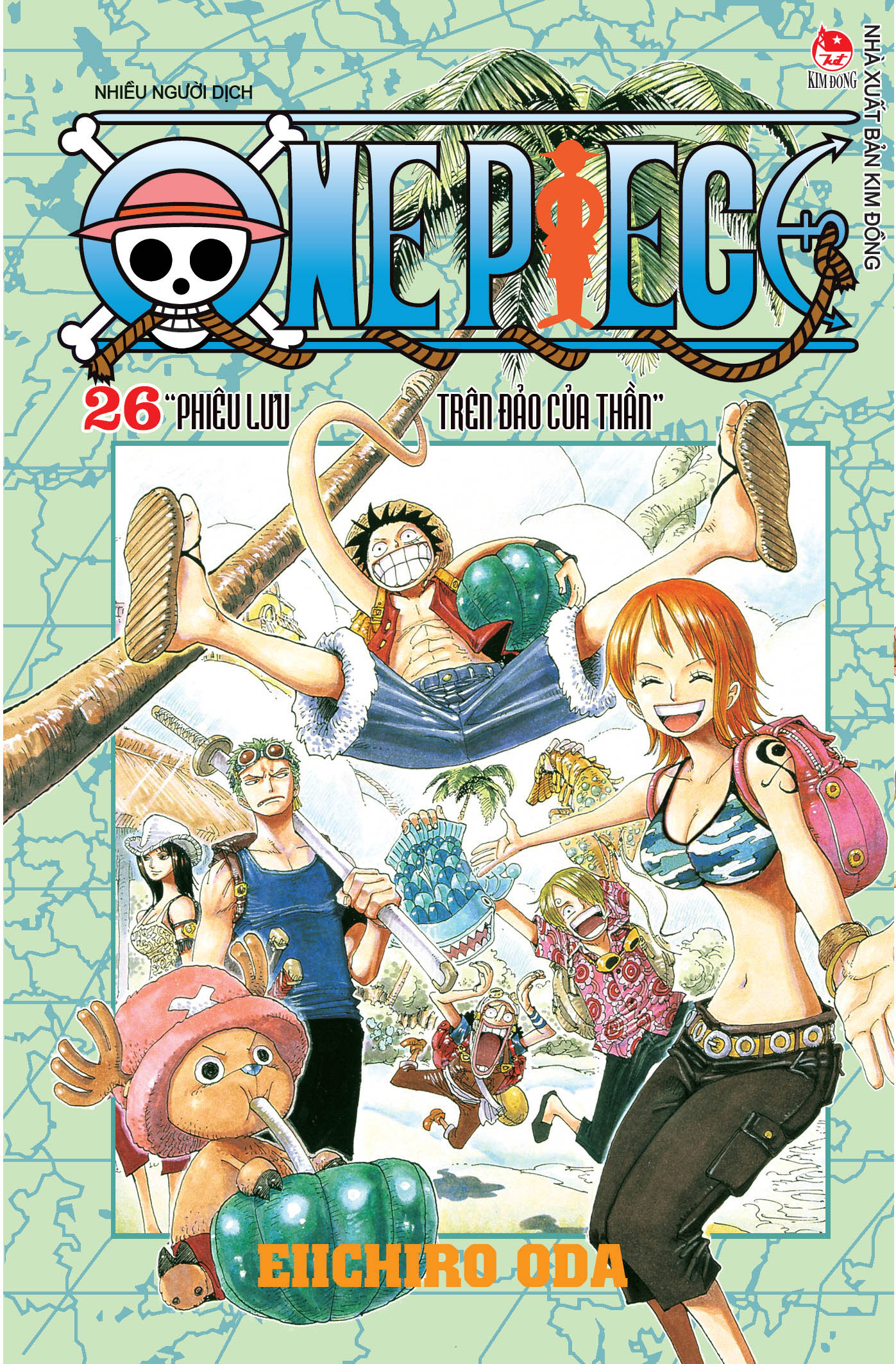 Bo
						
										
										One Piece - Tap 26 - Phieu Luu Tren Dao Cua Than - Ban Bia Ao (Tai Ban 2025)