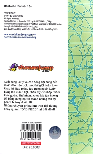 bộ one piece - tập 26 - phiêu lưu trên đảo của thần (tái bản 2022)