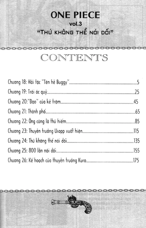 bộ one piece - tập 3 - thứ không thể nói dối (tái bản 2022)