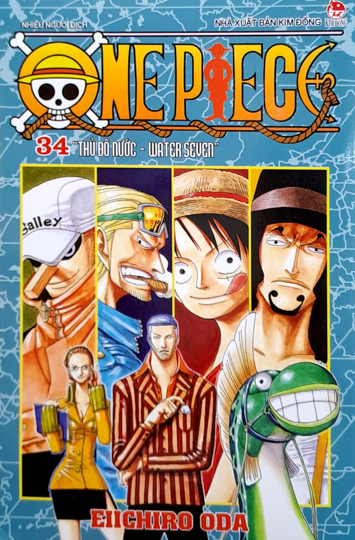 Bo
						
										
										One Piece - Tap 34 - Thu Do Nuoc - Water Seven - Ban Bia Ao (Tai Ban 2022)