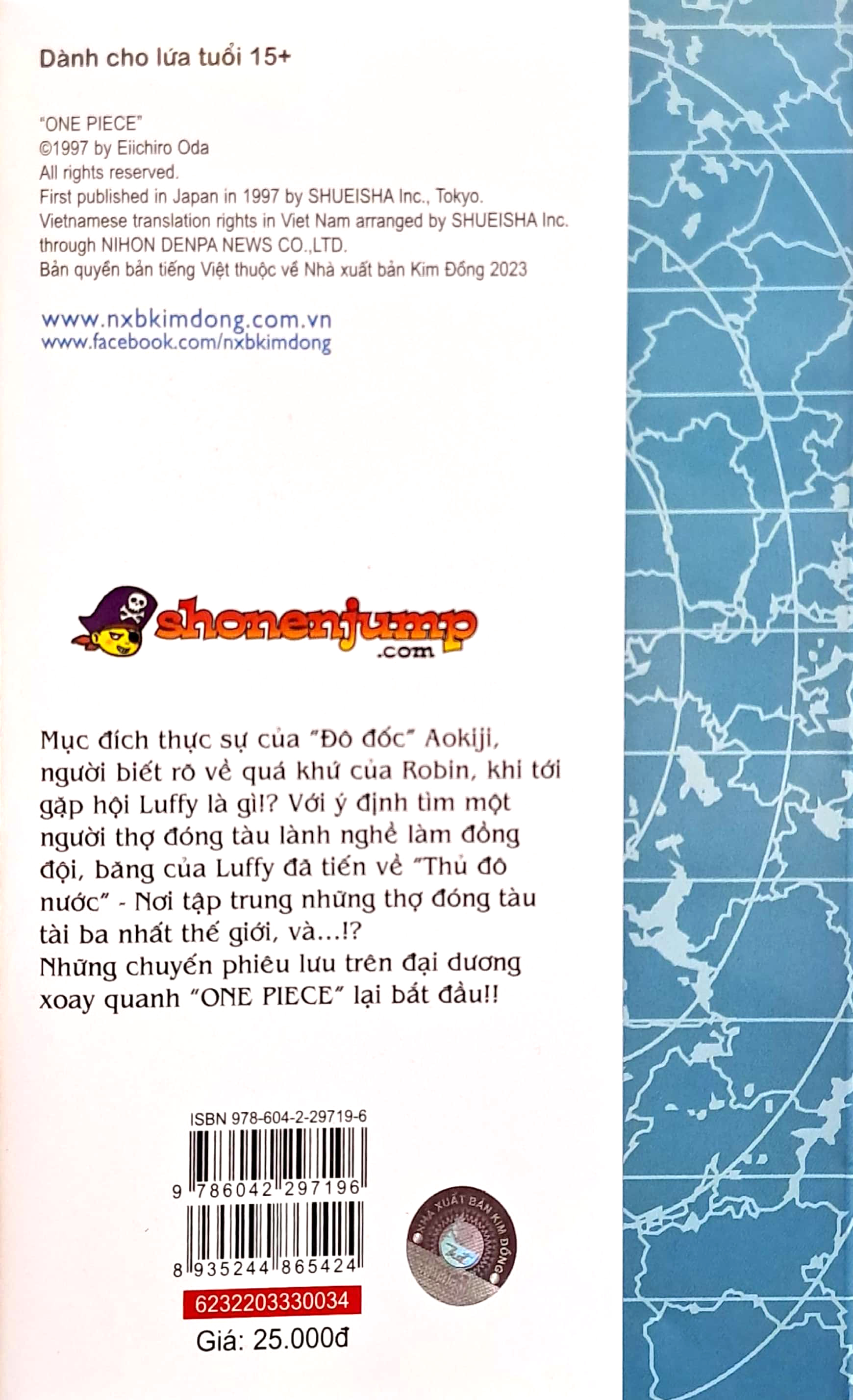 Bo
						
										
										One Piece - Tap 34 - Thu Do Nuoc - Water Seven - Ban Bia Ao (Tai Ban 2022)