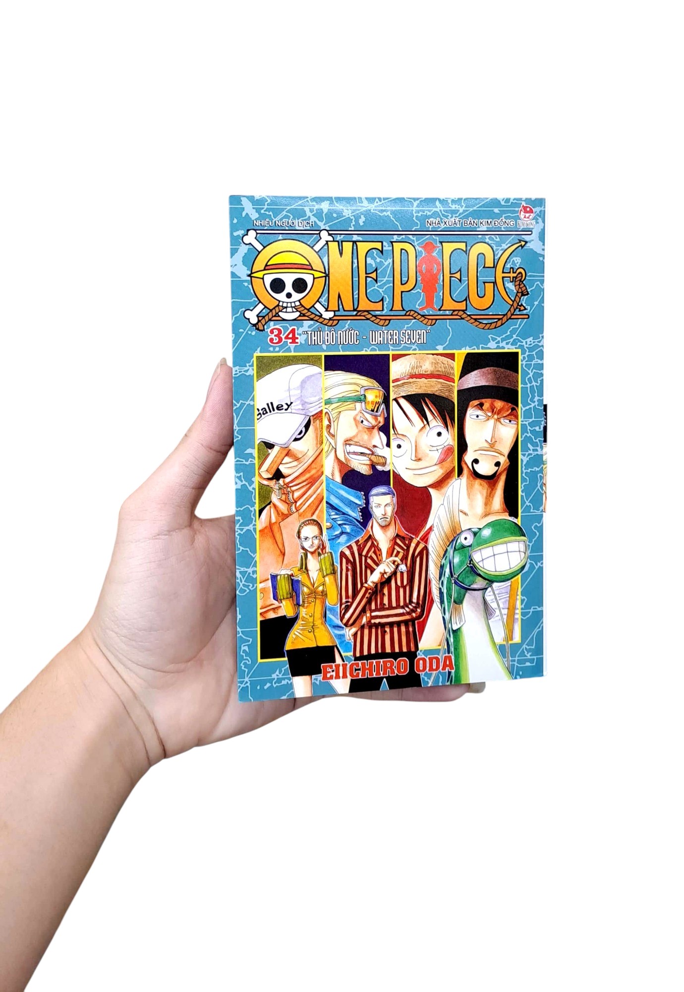 Bo
						
										
										One Piece - Tap 34 - Thu Do Nuoc - Water Seven - Ban Bia Ao (Tai Ban 2025)