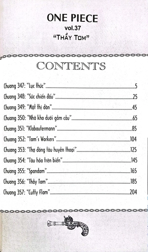 bộ one piece - tập 37 - thầy tom (tái bản 2022)