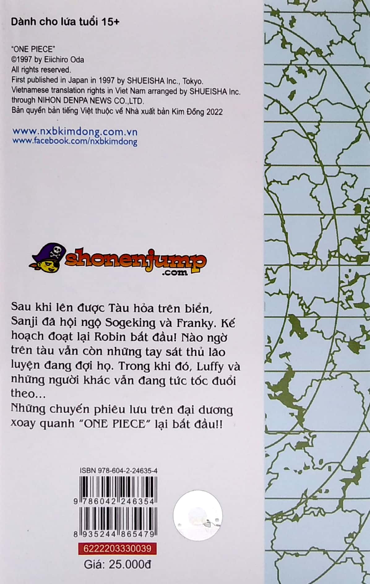 Bo
						
										
										One Piece - Tap 39 - Cuoc Chien Cuop Doat - Ban Bia Ao (Tai Ban 2022)