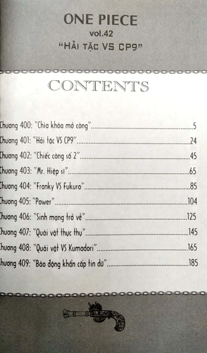 bộ one piece - tập 42 - hải tặc vs cp9 (tái bản 2022)