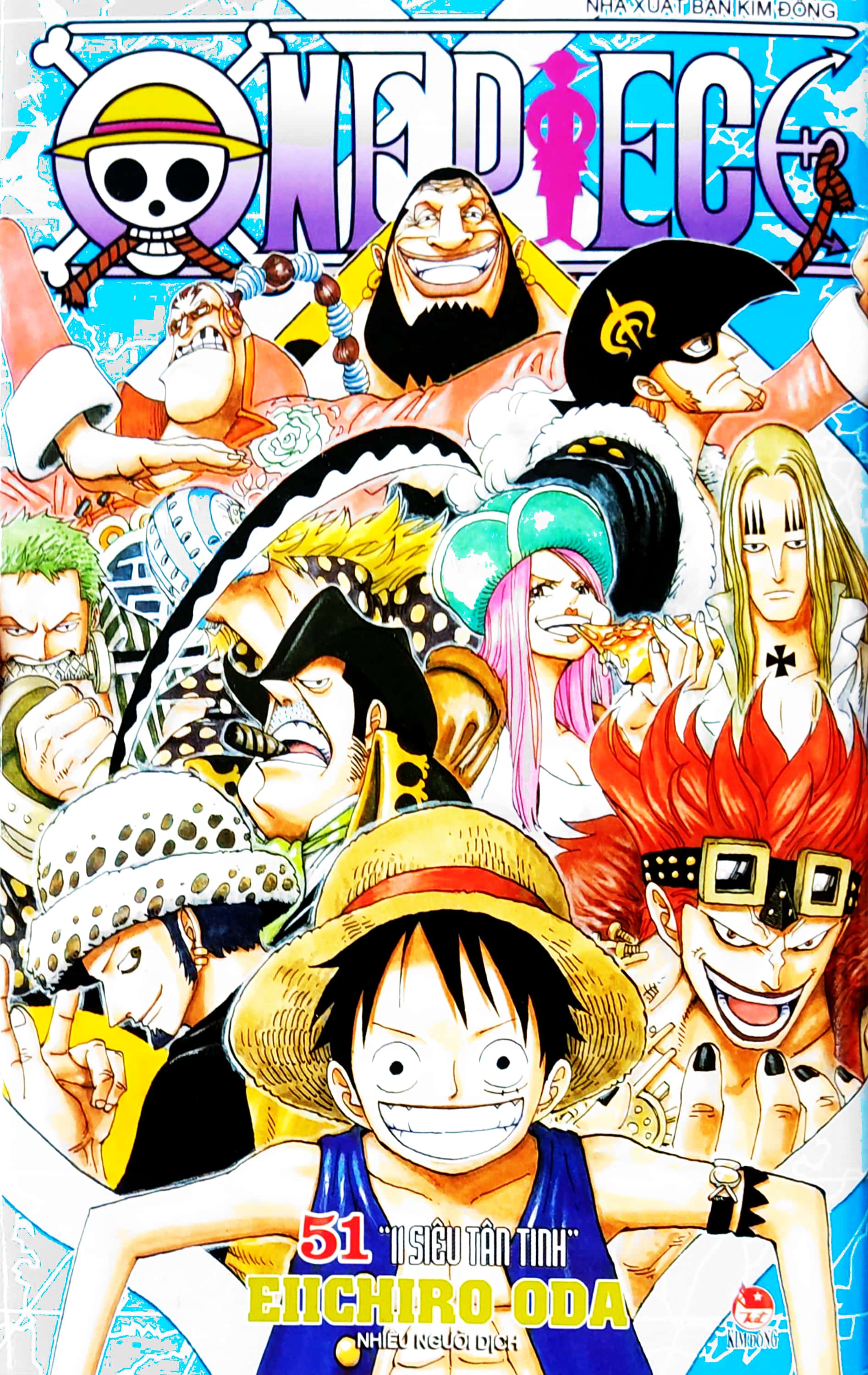 bộ one piece - tập 51 - 11 siêu tân tinh (tái bản 2022)