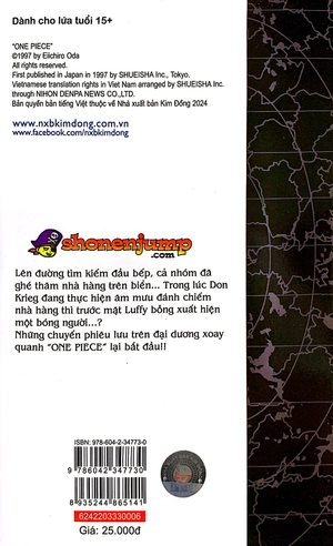 bộ one piece - tập 6 - lời thề (tái bản 2022)