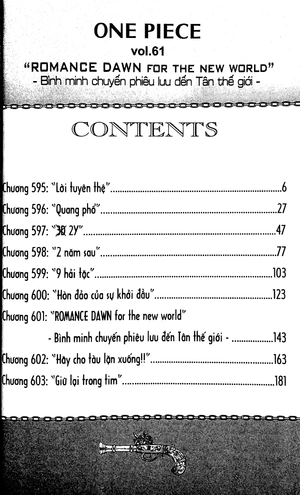 bộ one piece - tập 61 - romance dawn for the new world (tái bản 2022)