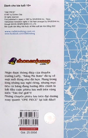 bộ one piece - tập 61 - romance dawn for the new world (tái bản 2022)