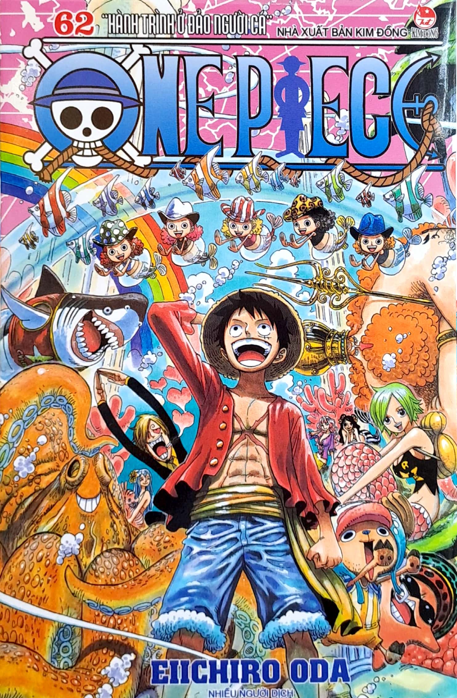 Bo
						
										
										One Piece - Tap 62 - Hanh Trinh O Dao Nguoi Ca - Ban Bia Ao (Tai Ban 2022)