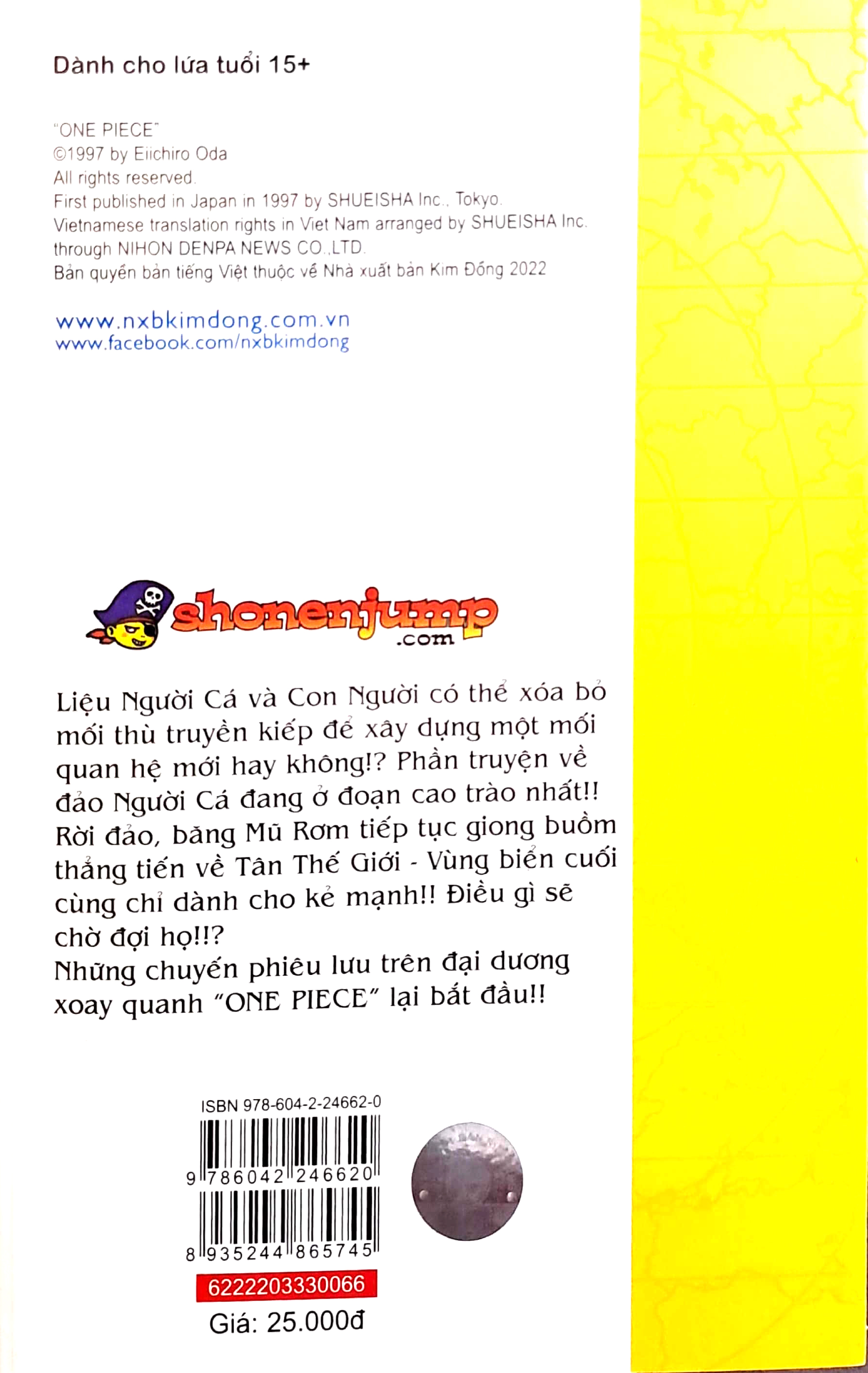 Bo
						
										
										One Piece - Tap 66 - Duong Toi Mat Troi - Ban Bia Ao (Tai Ban 2022)