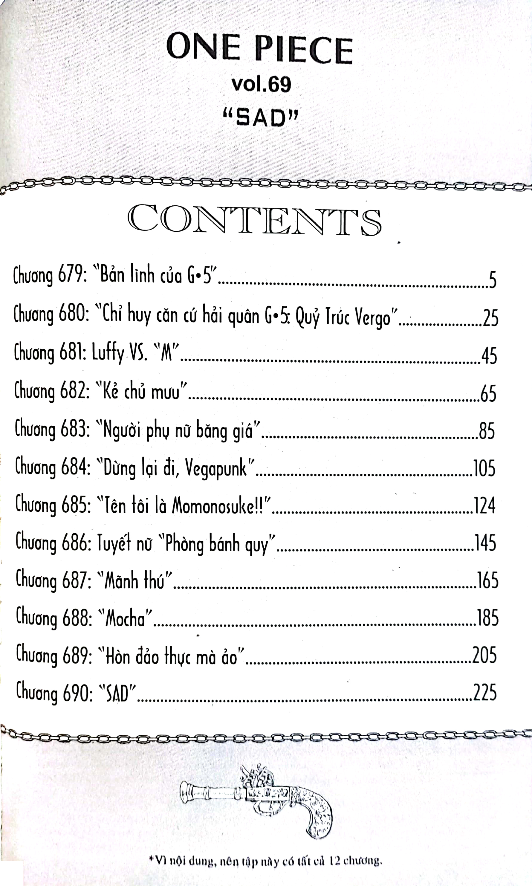 Bộ
						
										
										One Piece - Tập 69 - Sad - Bản Bìa Áo (Tái Bản 2022)