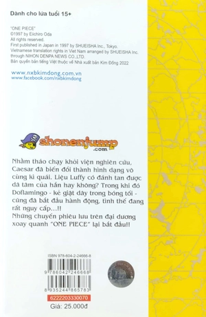 bộ one piece - tập 70 - doflamingo xuất hiện (tái bản 2022)