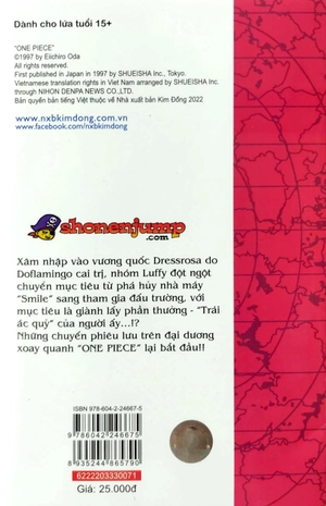 bộ one piece - tập 71 - đấu trường của những kẻ bất lương (tái bản 2022)