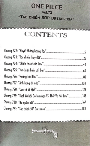 bộ one piece - tập 73 - tác chiến sop dressrosa (tái bản 2023)