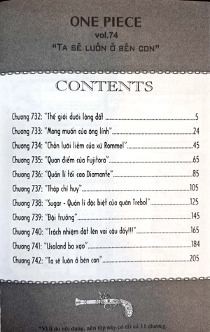 bộ one piece - tập 74 - ta sẽ luôn ở bên con (tái bản 2022)