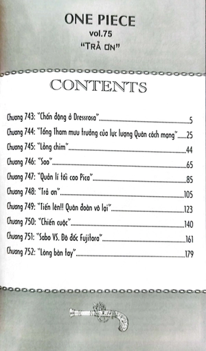 bộ one piece - tập 75 - trả ơn (tái bản 2022)