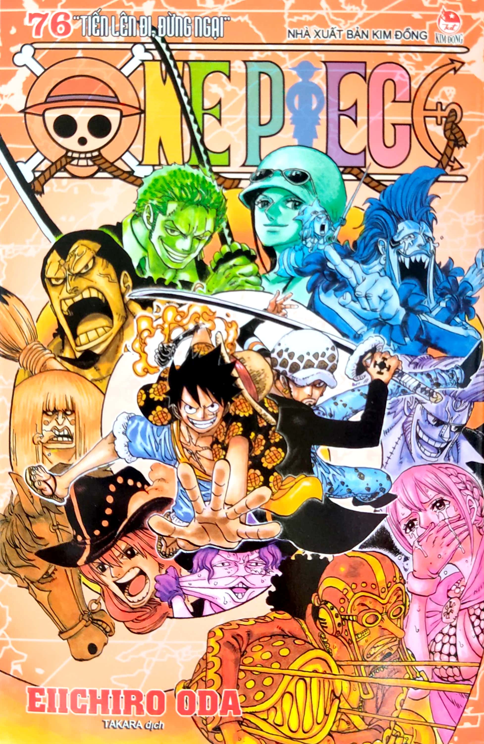 Bo
						
										
										One Piece - Tap 76 - Tien Len Di, Dung Ngai - Ban Bia Ao (Tai Ban 2022)