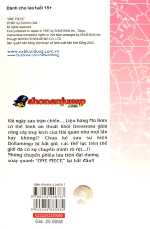 bộ one piece - tập 80 - tuyên ngôn về thời đại mới (tái bản 2022)