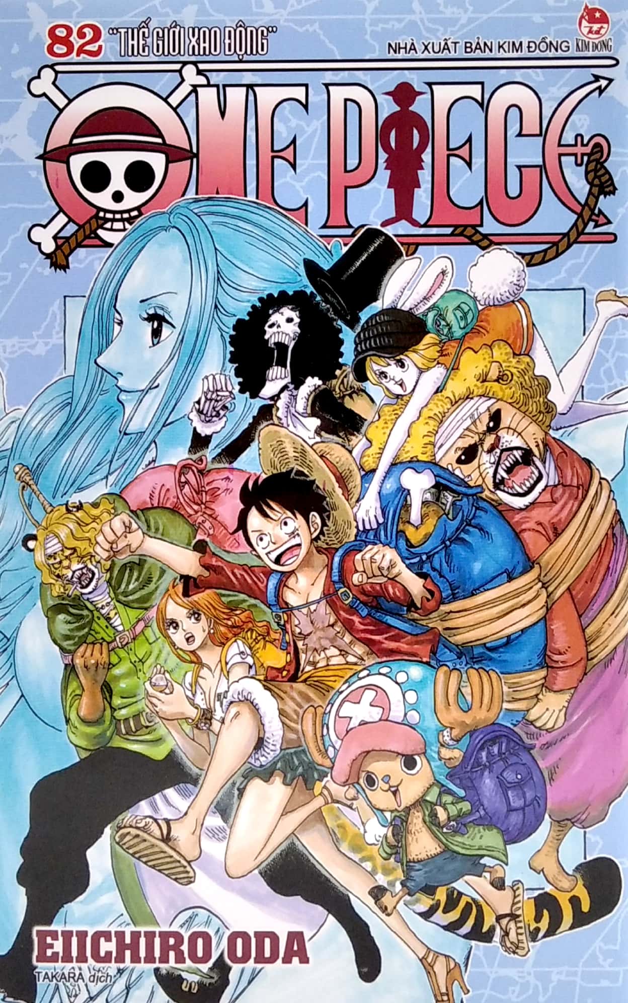 bộ one piece - tập 82 - thế giới xao động (tái bản 2022)