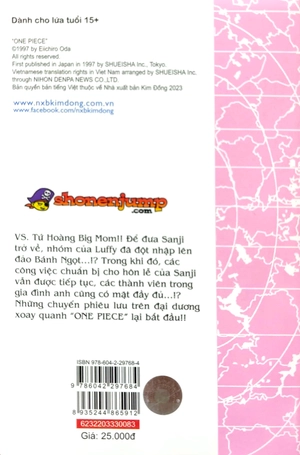 bộ one piece - tập 83 - hải tặc - tứ hoàng charlotte linlin (tái bản 2022)