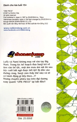 bộ one piece - tập 85 - dối trá (tái bản 2022)