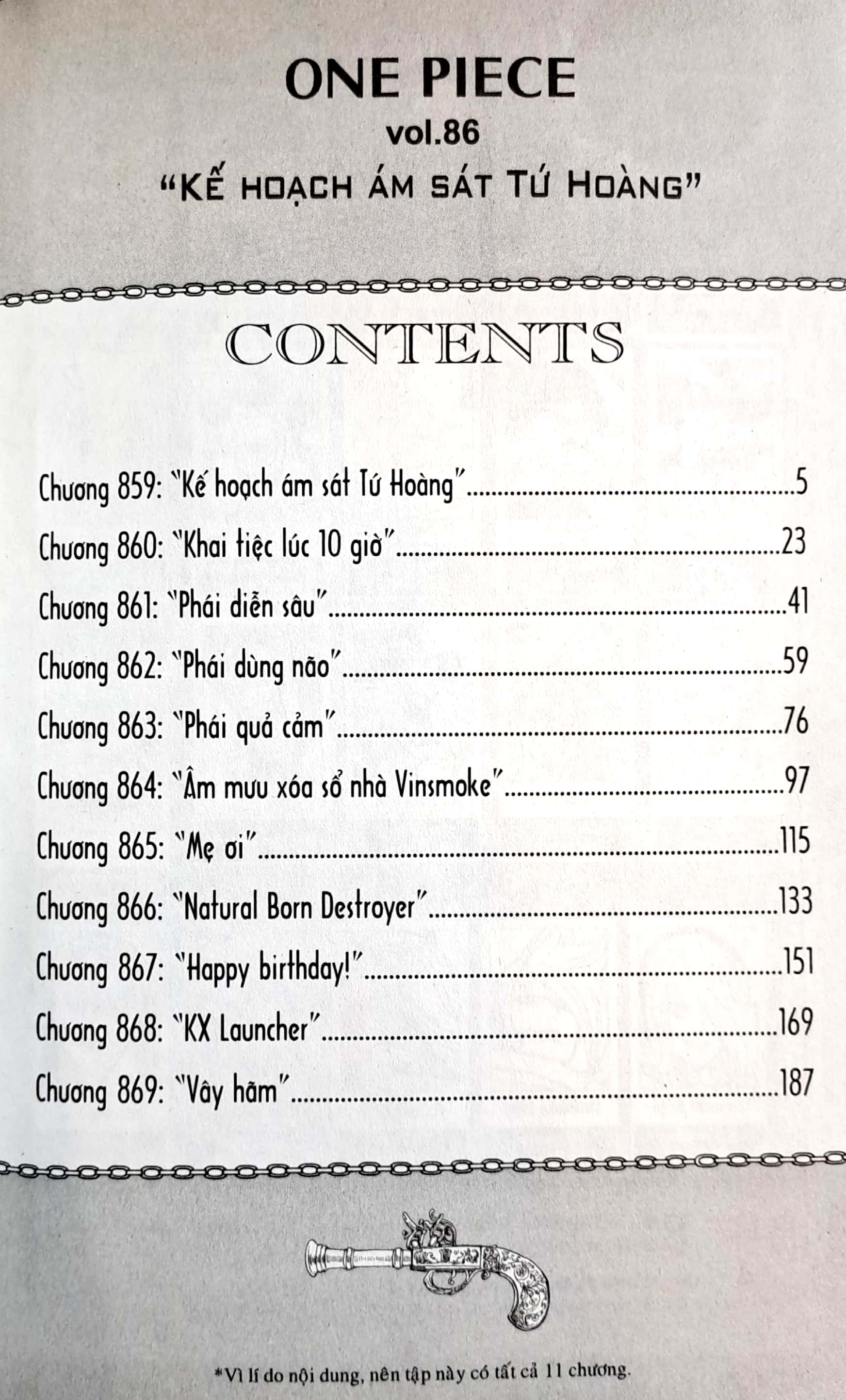 Bo
						
										
										One Piece - Tap 86 - Ke Hoach Am Sat Tu Hoang - Ban Bia Ao (Tai Ban 2025)