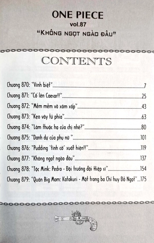 bộ one piece - tập 87 - không ngọt ngào đâu (tái bản 2022)