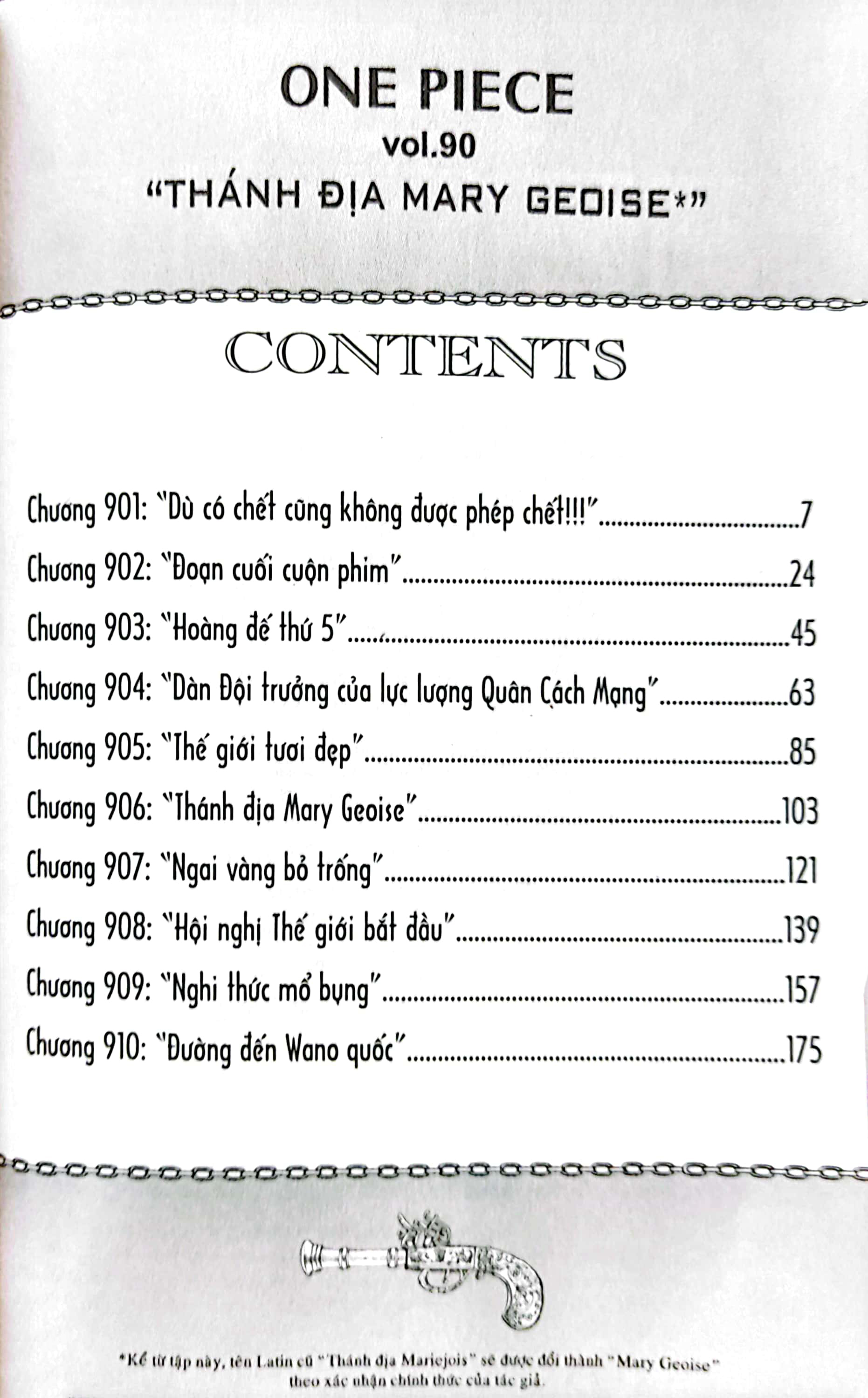 Bo
						
										
										One Piece - Tap 90 - Thanh Dia Mary Geoise - Ban Bia Ao (Tai Ban 2025)