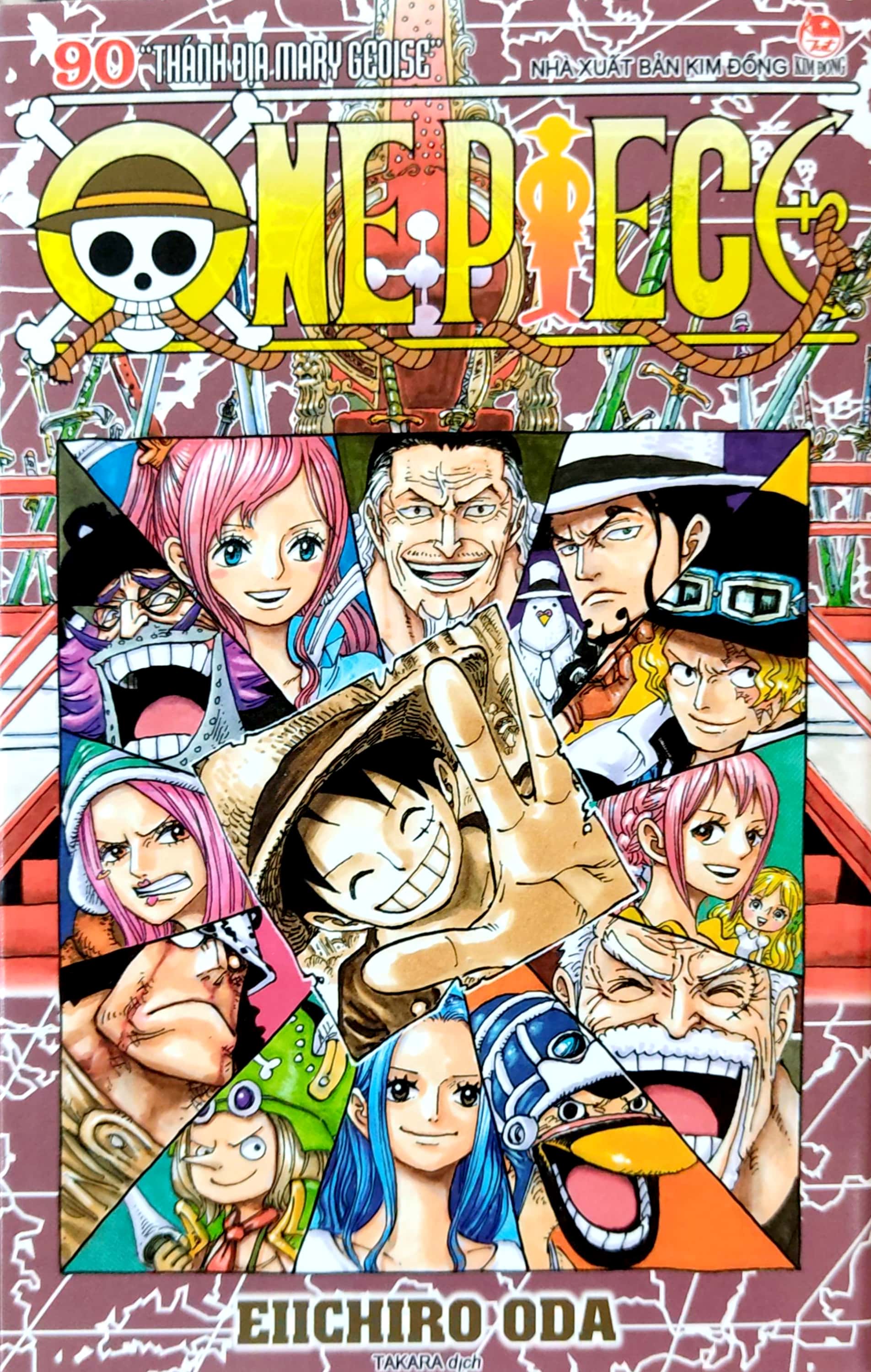 bộ one piece - tập 90 - thánh địa mary geoise (tái bản 2022)